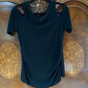 White House Black Market cold shoulder top - Sz M